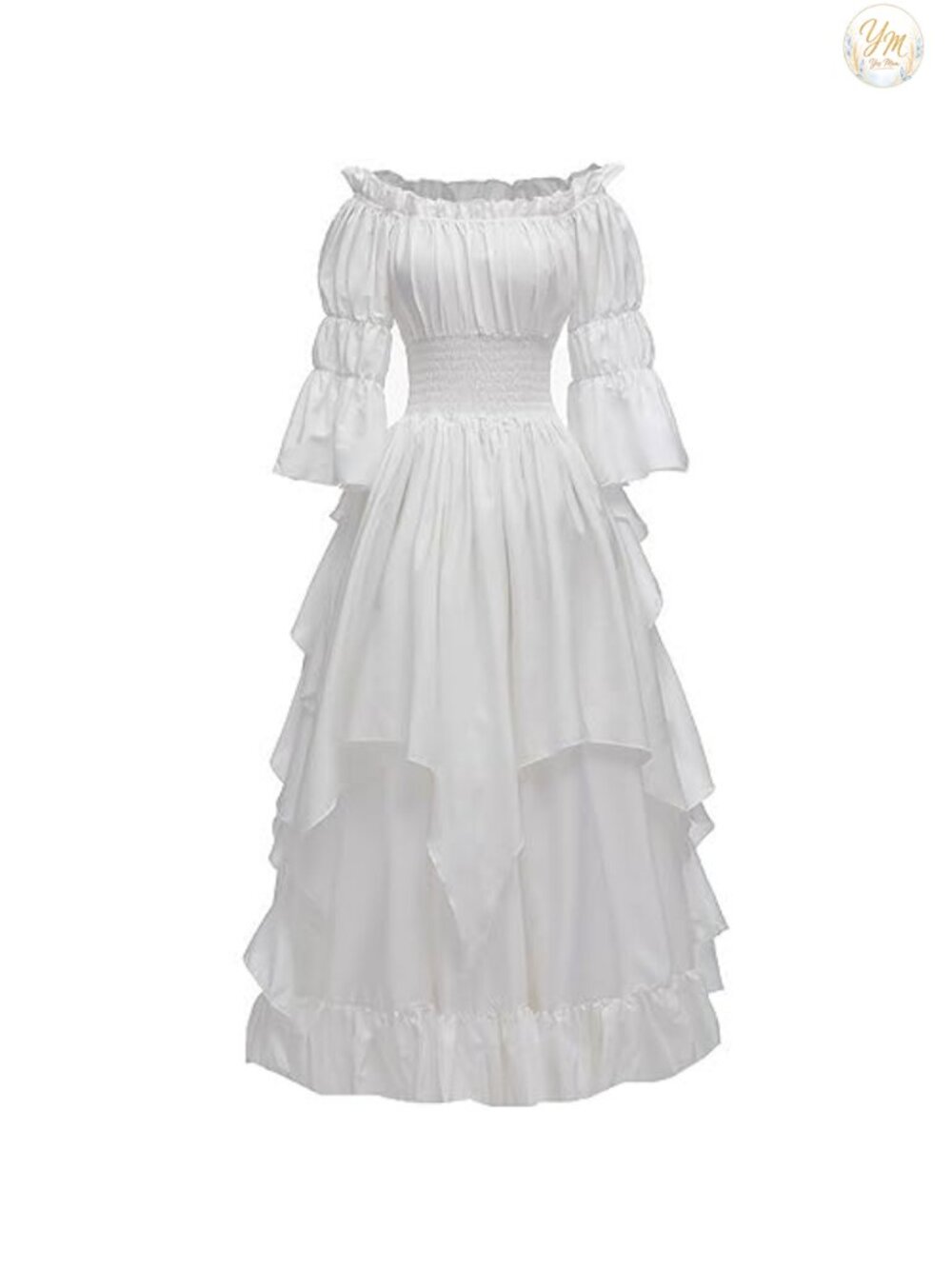 Women's Gothic Witch Dress Medieval Renaissance Costume Victorian Dress
